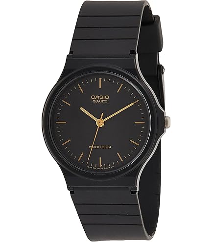 Amazon.com: Casio Men's MQ76-2A Black Resin Quartz Watch with Blue
