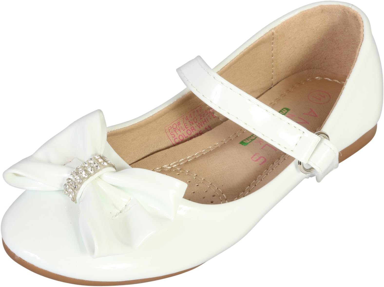 Angels New York Girls Ballerina Shoe with Memory Foam