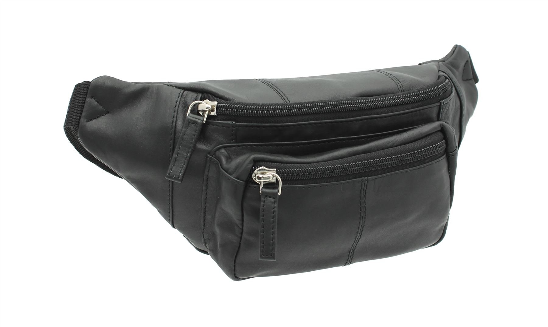 Visconti Leather Bumbag Style 720 Black