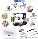 GLARKS 29Pcs 3D Printer Nozzle Kit M6 Brass Extruder Heads Cleaning Needles Tool view 7