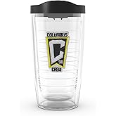 Tervis MLS Columbus Crew - Primary Logo Made in USA Double Walled Insulated Tumbler Travel Cup Keeps Drinks Cold & Hot, 16oz, Classic