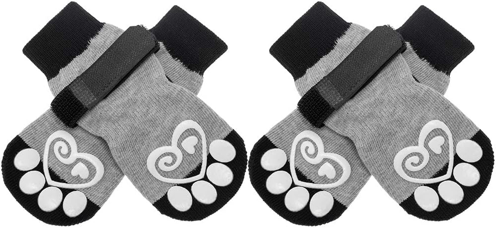 KOOLTAIL Dog Socks Paws Stop Licking Anti Slip Grips Small Medium Large