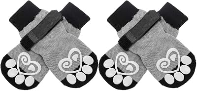 KOOLTAIL Dog Socks Paws Stop Licking Anti Slip Grips Small Medium Large