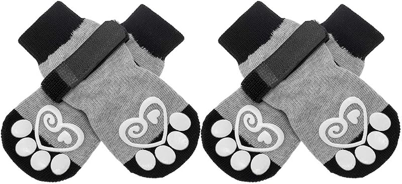 KOOLTAIL Dog Socks Paws Stop Licking Anti Slip Grips Small Medium Large