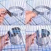 QBLEEV Bird Food Bowl Bird Cage Accessories Parrot Feeder Bowls Dishes Birdcage Stainless Steel Coop Finch Cups Cockatiel Parakeet Water Feeding Watering Supplies for Conure Finch Small Animalthumb 1