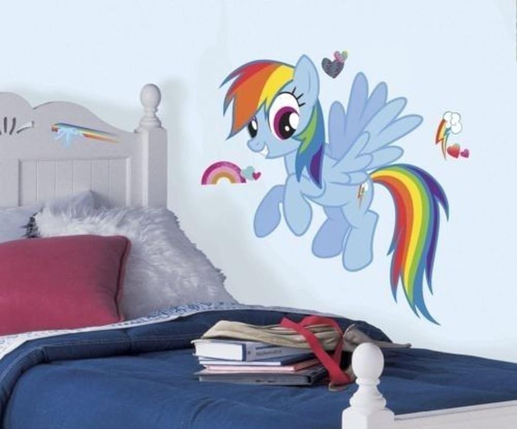 Lunarland MY LITTLE PONY RAINBOW DASH Giant Wall Decal MLP Ponies Room Decor Stickers NEW