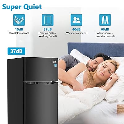 Buy Mini Fridge With Freezer 3 0 Cubic Feet Small Refrigerator Energy Star 2 Door Compact Small Fridge For Bedroom Dorm Office Kitchen Black Online In Italy B09652pyrs