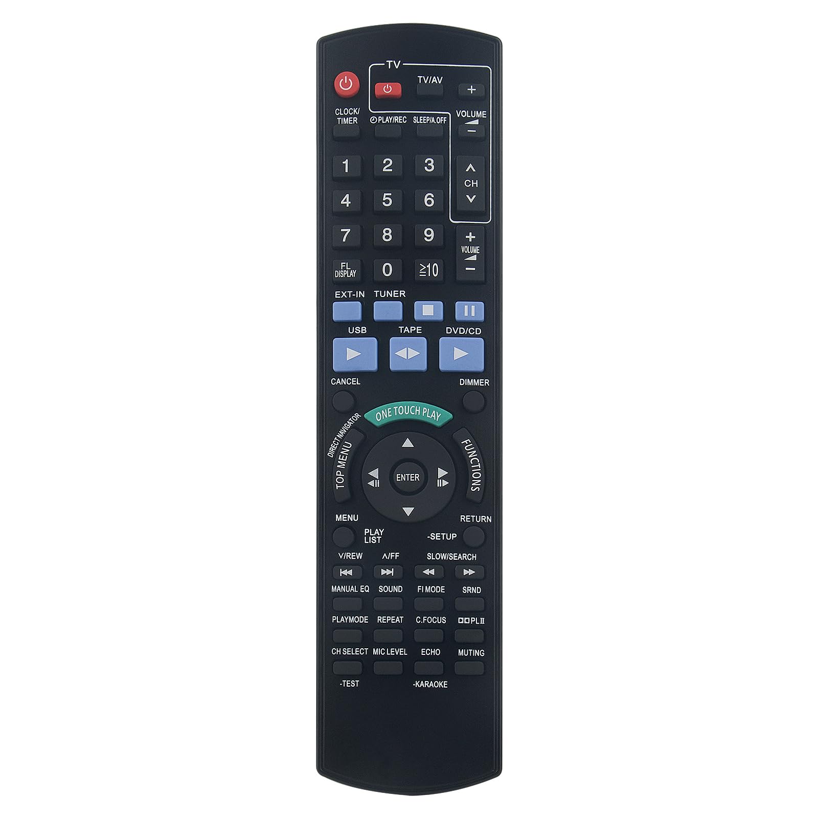 VINABTY Replacement Remote Control N2QAYB000110 Fit for Panasonic DVD Stereo System SA-NC9GC SA-NC9GCS SA-NC9GN SA-NC9GS