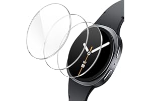 JETech Screen Protector for Samsung Galaxy Watch 8 40mm, Tempered Glass Anti-Scratch, HD Clear, 3 Pack