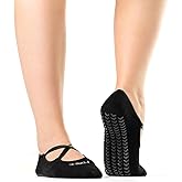 Pilates Socks for Women, Non-Slip Grip Yoga Socks with Grips for Barre, Studio & Home Workouts