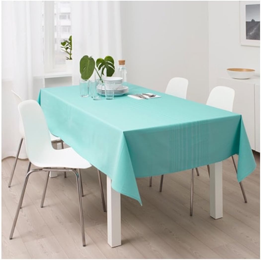Amazon Ikea Dylikテーブルクロスターコイズサイズ57 X 94 3 5 66 テーブルクロス オンライン通販