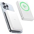 ESR for MagSafe Power Bank, Ultra-Compact 10,000mAh MagSafe Portable Charger, Qi2 Certified 15W Ultra-Fast Battery Pack, 27W USB-C MagSlim Charger with Cable for iPhone 16/15/14/13/12, White
