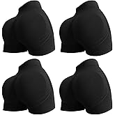 YOAKUKA Women's Workout Shorts Yoga Gym Seamless Scrunch High Waist Pants