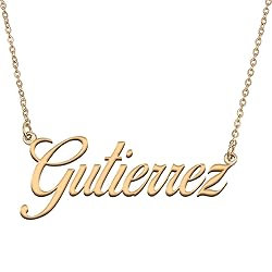 HUAN XUN Customized Custom Simple Any Name Necklace