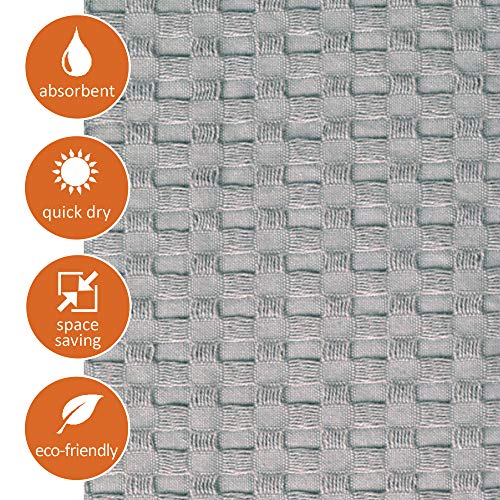 GILDEN TREE Waffle Towels Quick Dry Thin Bath Sheets 40x80 Oversized Extra Large for Adults for