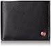 RFID SAFE Alpine Swiss Men?s Leather Wallet Hybrid Bifold with Flipout ID
