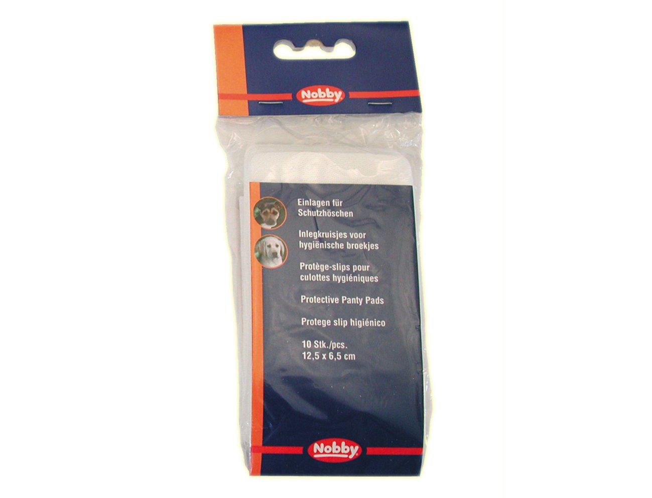 Nobby Pads for Dog Pants, Large, 12.5-6.5 cm, Pack of 10