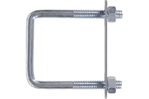 Hardware Essentials Square U-Bolt Zinc (5/16"-18 X 3" X 2")