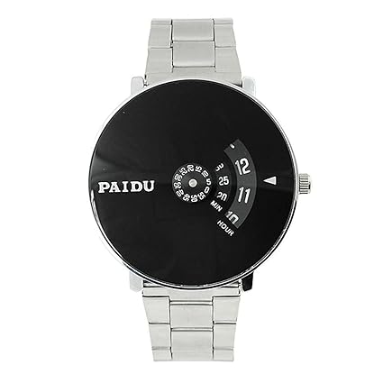 Fonic Arrives Premium Quality Stainless Steel Band Material paidu Watch || for paidu Collections Black dial Color