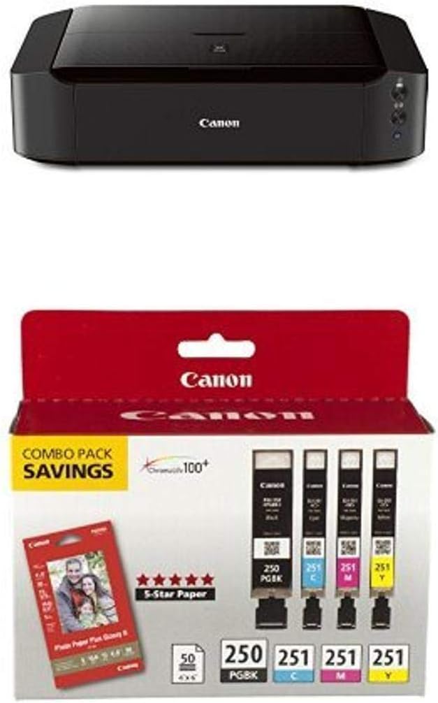 Canon PIXMA iP8720 + PGI250 PGBK / CLI251 CMY Combo Pack