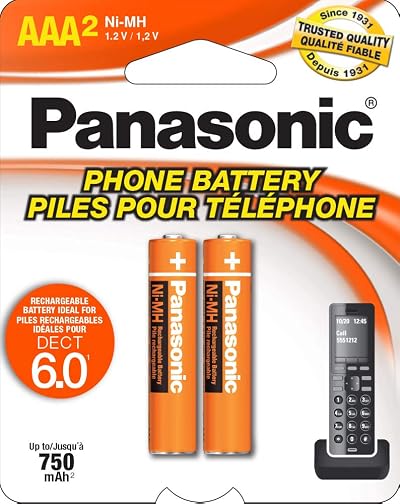 Panasonic Ni-MH Rechargeable Battery AAA for KX-TG Series DECT 6.0