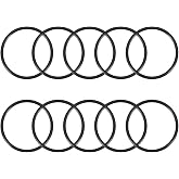 uxcell Nitrile Rubber O-Rings 42mm OD 38mm ID 2mm Width, Metric Sealing Gasket for Automotive Machine Plumbing, Pack of 10