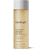 Geologie Acne Control Body Wash | Exfoliating AHA + BHA Cleanser for Men & Women | Reduces Bacne & Body Breakouts | Salicylic Acid + Glycolic Acid | 8.4 Fl Oz