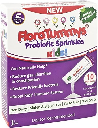 FloraTummys Probiotic Sprinkle Packets for Kids 10 ea (Pack of 3)