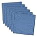DII Cleaning, Washing, Drying, Ultra Absorbent, Microfiber Dishcloth, 12x12 (Set of 6) - Blue