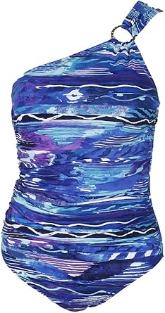 ralph lauren one shoulder swimsuit