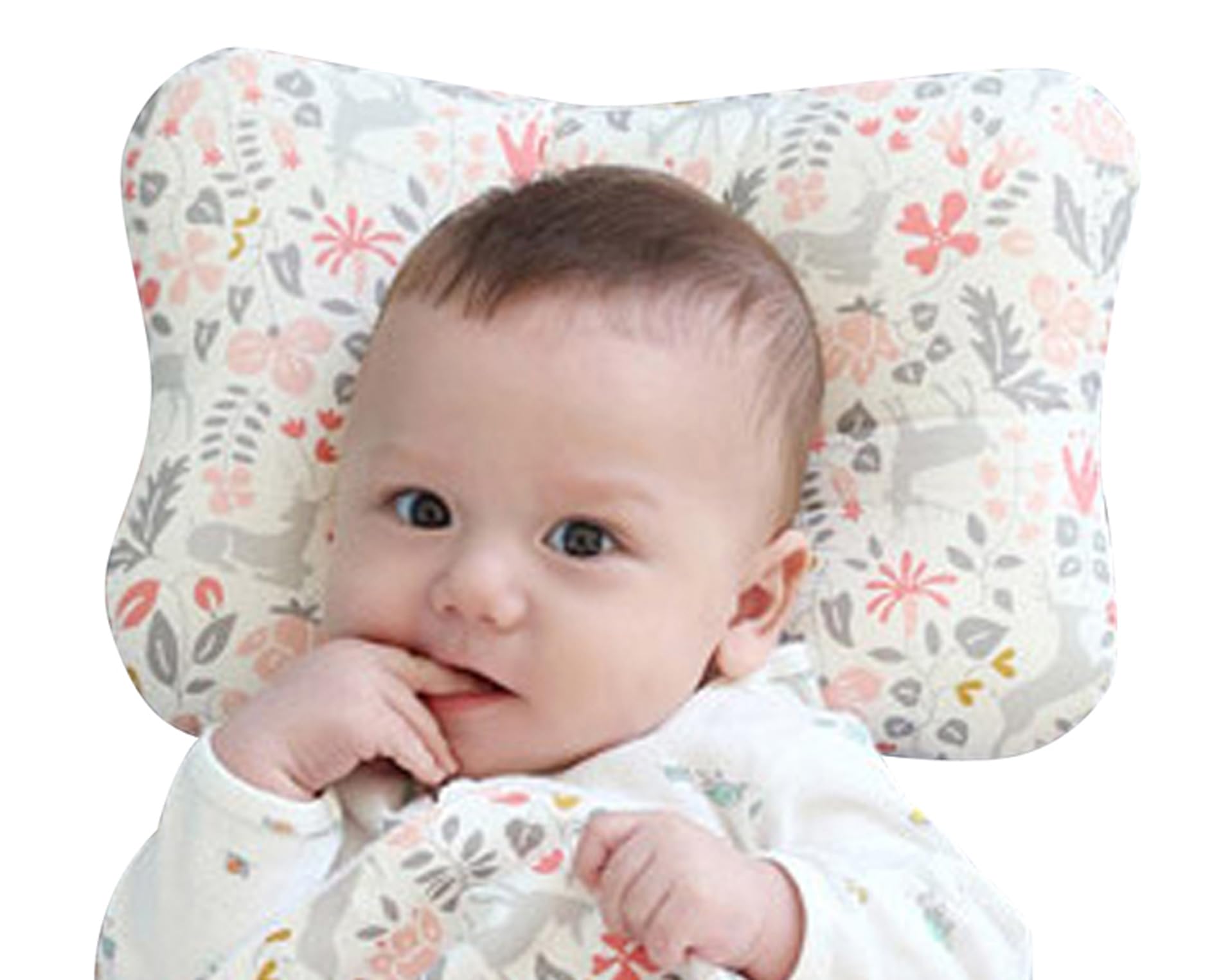 Photo 1 of WelsLife Soft Hypoallergenic Baby Head & Neck Support Organic Cotton Cover Machine Washable (Bambi Pink)