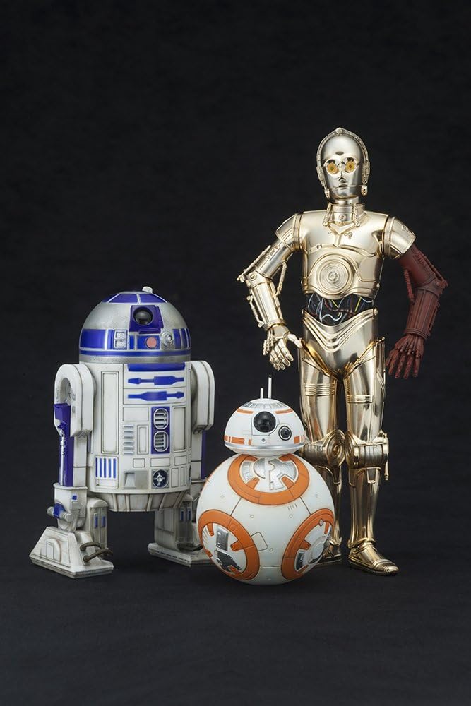 Kotobukiya Star Wars Episode Vii C 3po R2 D2 Bb 8 3 Pack Pvc Statues 1 10 Amazon De Spielzeug