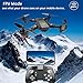 Teeggi FPV RC Drone with Camera Live Video, VISUO XS809HW WiFi Quadcopter with 720P HD 2MP 120° Wide-Angle Camera for Kids & Beginners, Altitude Hold, Headless Mode, One Key Return, APP Control Toys