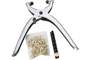 Grommet Eyelet Pliers Craft Fastener Tool Kit for Fastening Replace Snap for 2mm 2.5mm 3mm 3. 4mm 4. Large Kit
