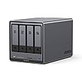 UGREEN NAS DXP4800 Plus 4-Bay Desktop NAS,Intel Pentium Gold 8505 5-Core CPU,8GB DDR5 RAM, Built-in 128G SSD for System, 1x10