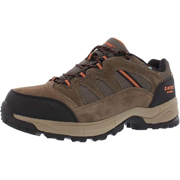 Hi-Tec Shoes Men 6.5 Hillside Low Waterproof Boots Brown Hi-Tec Ht Ravus Mid Hiking Mens Brown Casual Boots CH80007M  main image 3