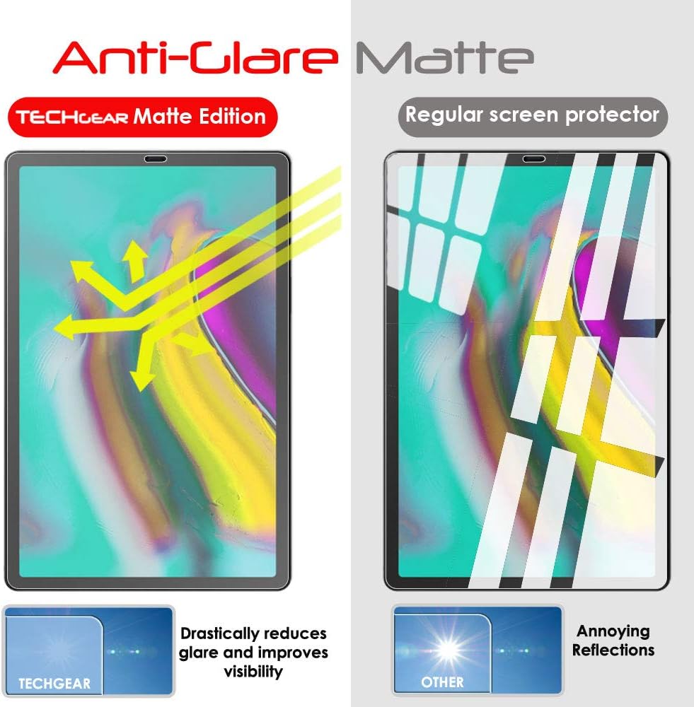 TECHGEAR [Pack of 2 Anti-Glare Screen Protectors for Samsung Galaxy Tab A 10.1" 2019 (SM-T510 / SM-T515) - Image 4