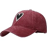 XYIYI Vintage Washed Distressed Baseball Cap Adjustable Cotton Dad Hat for Women Men