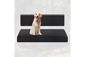 CEMOFE UTV Seat Covers for Kawasaki Mule 4000 4010 2009-2024/3000 3010 2001-2018,UTV Bench Seat Cover Set,Heavy Duty 1680D Waterproof Seat Cover(2 PCS)