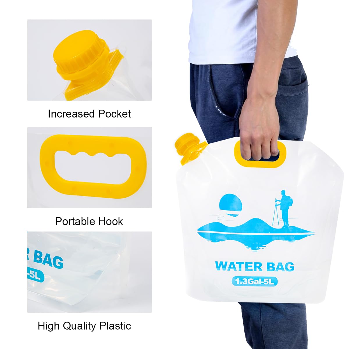 WQZOSTC Collapsible Emergency Water Container