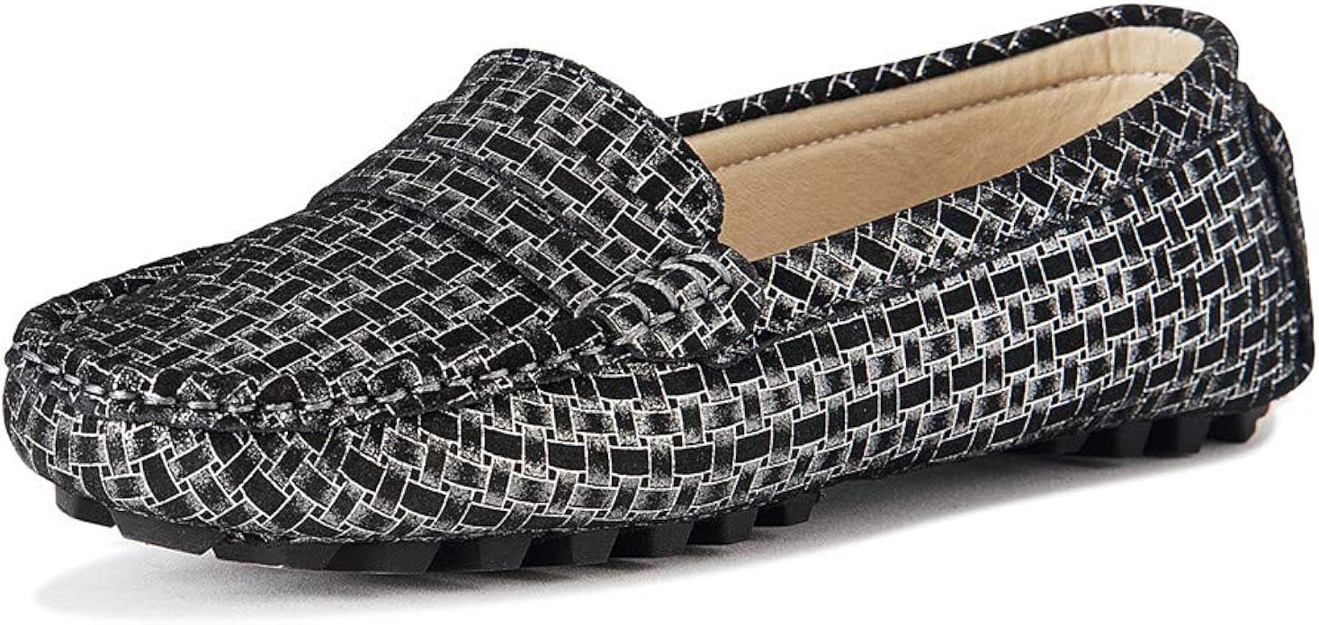 women's suede driving moccasins