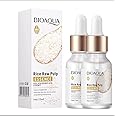 BIOAQUA Rice Raw Pulm Face Essence Hyaluronic Acid Shrink Pores Soften Moisturizing Facial Serum Skin 15ml (2 bottles, 1, Fl Oz)