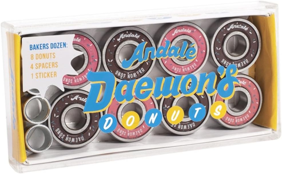 Andale Daewon Song Donut Box Skateboard Bearings (8 PC)