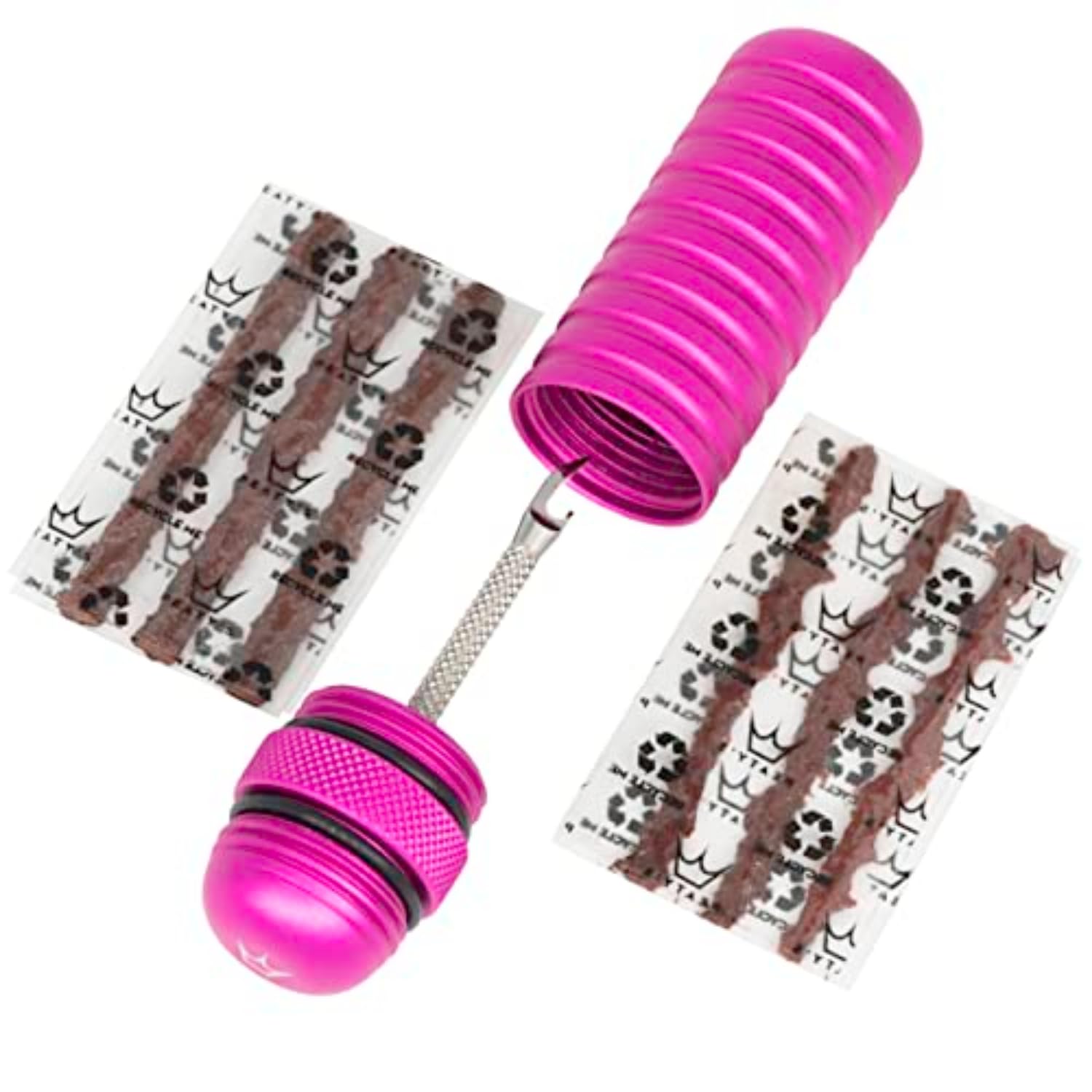 Peaty's Holeshot Tubeless Tyre Puncture Plugger Kit - Single-Sided Fork for Rapid Bike Puncture Repair, 3mm & 1.5mm Tyre Repair Plugs, For MTB, Road & XC Bike Tyres, Bicycle Tools and Kits, Punch