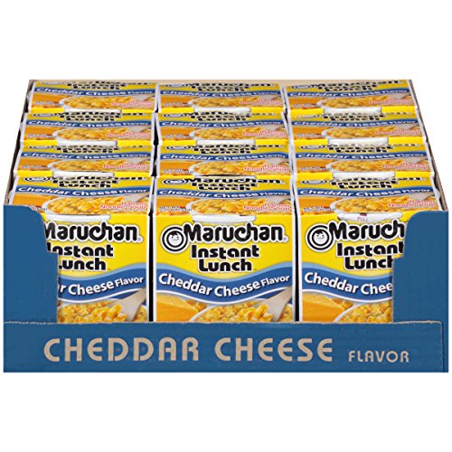 Maruchan Instant Lunch Cheddar Cheese, 2.25 Oz, Pack of 12