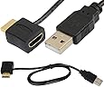 Convertor + USB 2.0 Male Charger Cable Splitter Adapter 50cm HDMI Male To Female