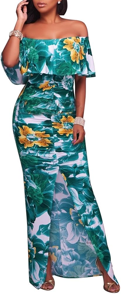 hawaiian evening long dresses