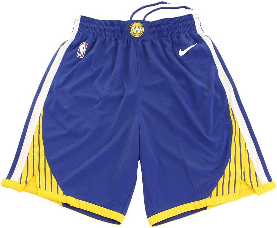 blue and yellow nike shorts