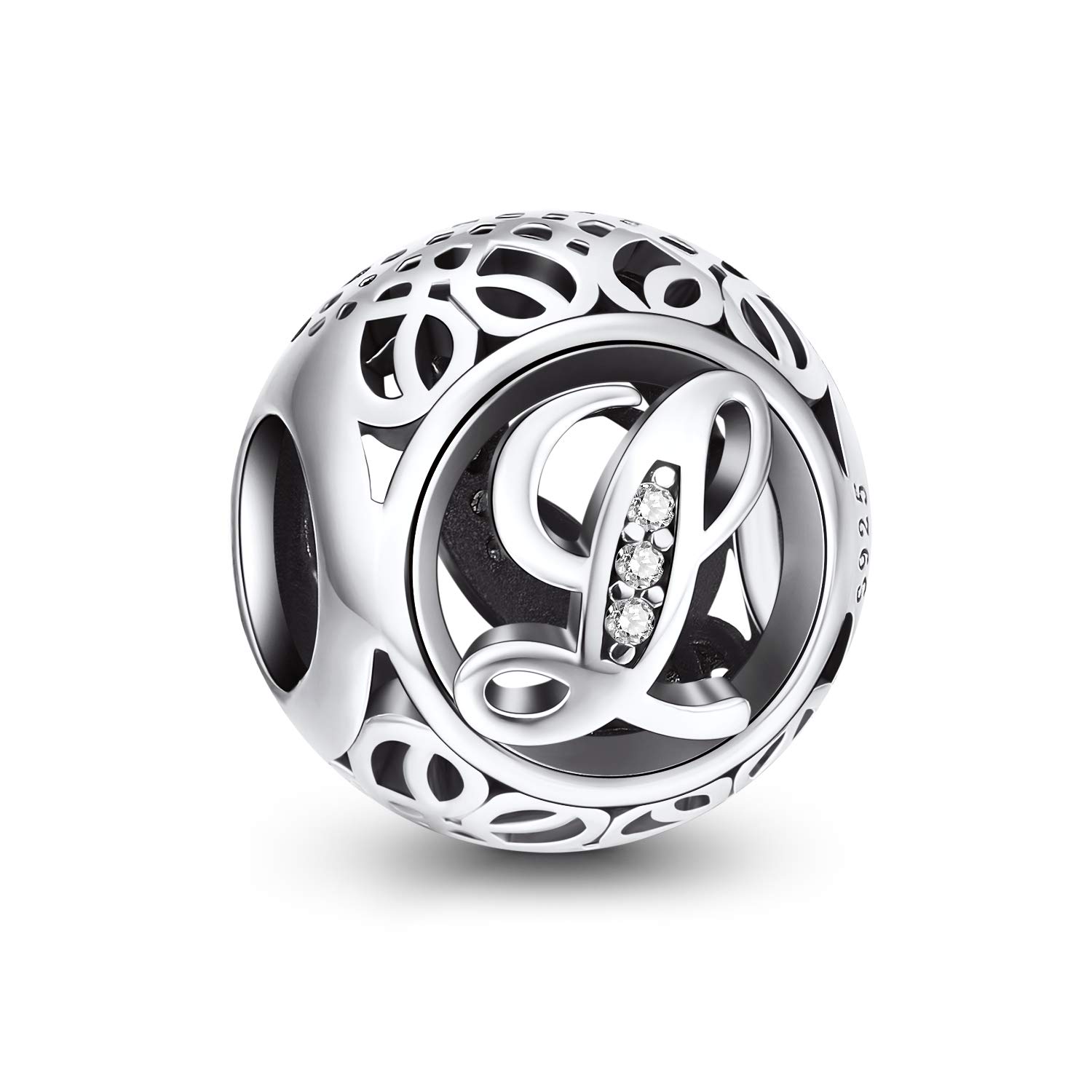 NINGAN Pisces Zodiac Sign Birthday Charms - Women's Bead Charms 925 Sterling Silver Charms Fits Pandora Bracelet & Necklace for Women & Friends — image 1