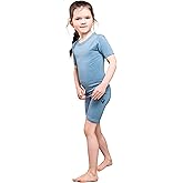 JOF Berlin Body Zipper For Kids | Blue | Onesie Bodyshort With Zipper | Adaptive Clothing For Children With Special Needs